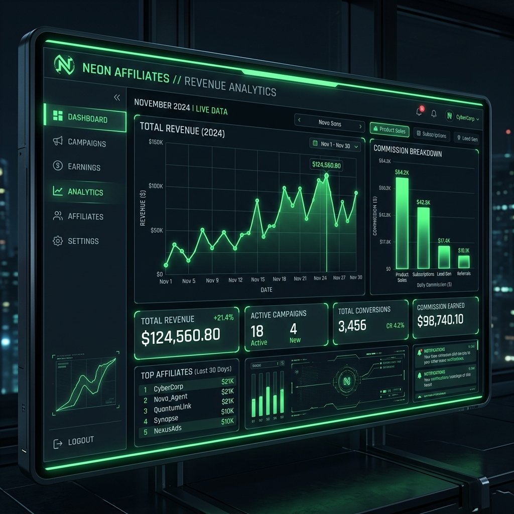 App de Afiliados - Vista de Reportes Financieros