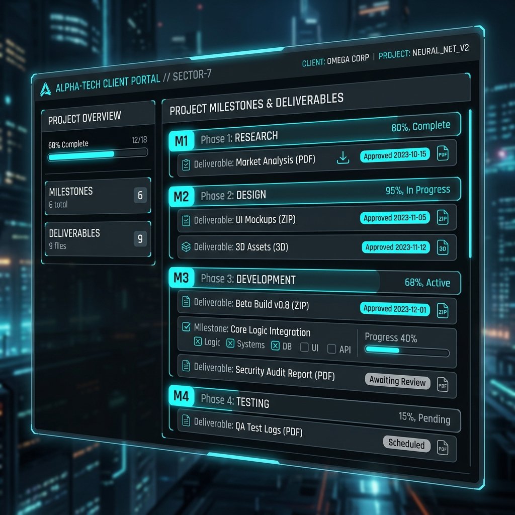 Portal de Clientes — Entregables e Hitos